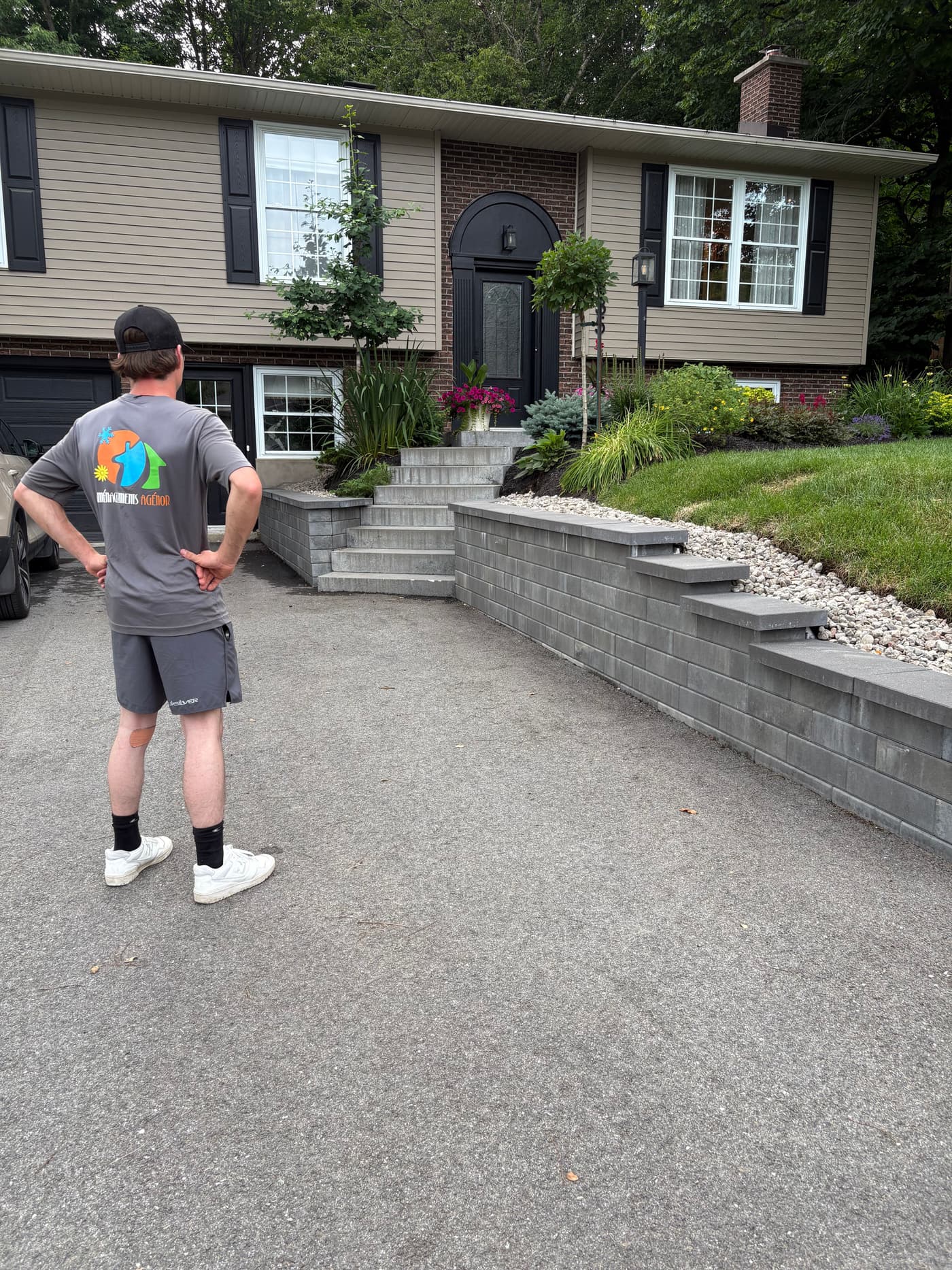 Mur de soutènement / Muret à Sherbrooke